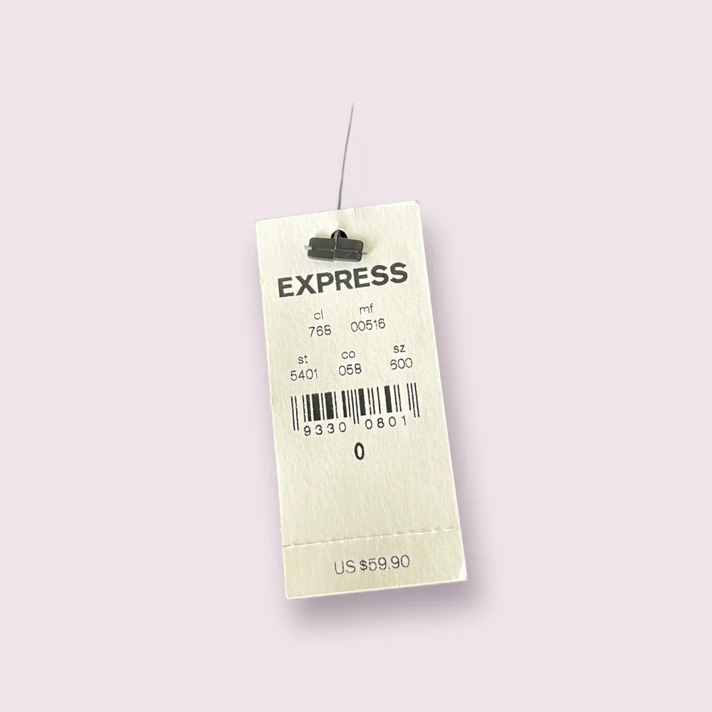 NWT Express‎ black pencil skirt size 0